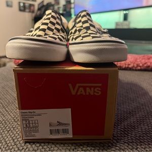 Vans Checkered Slip Ons